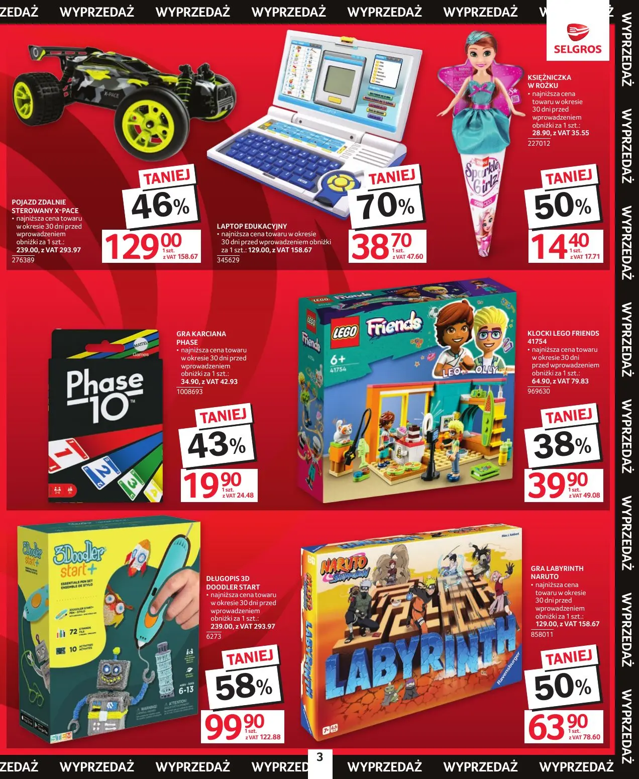 gazetka promocyjna SELGROS Katalog Świąteczna Wyprzedaż - Strona 3