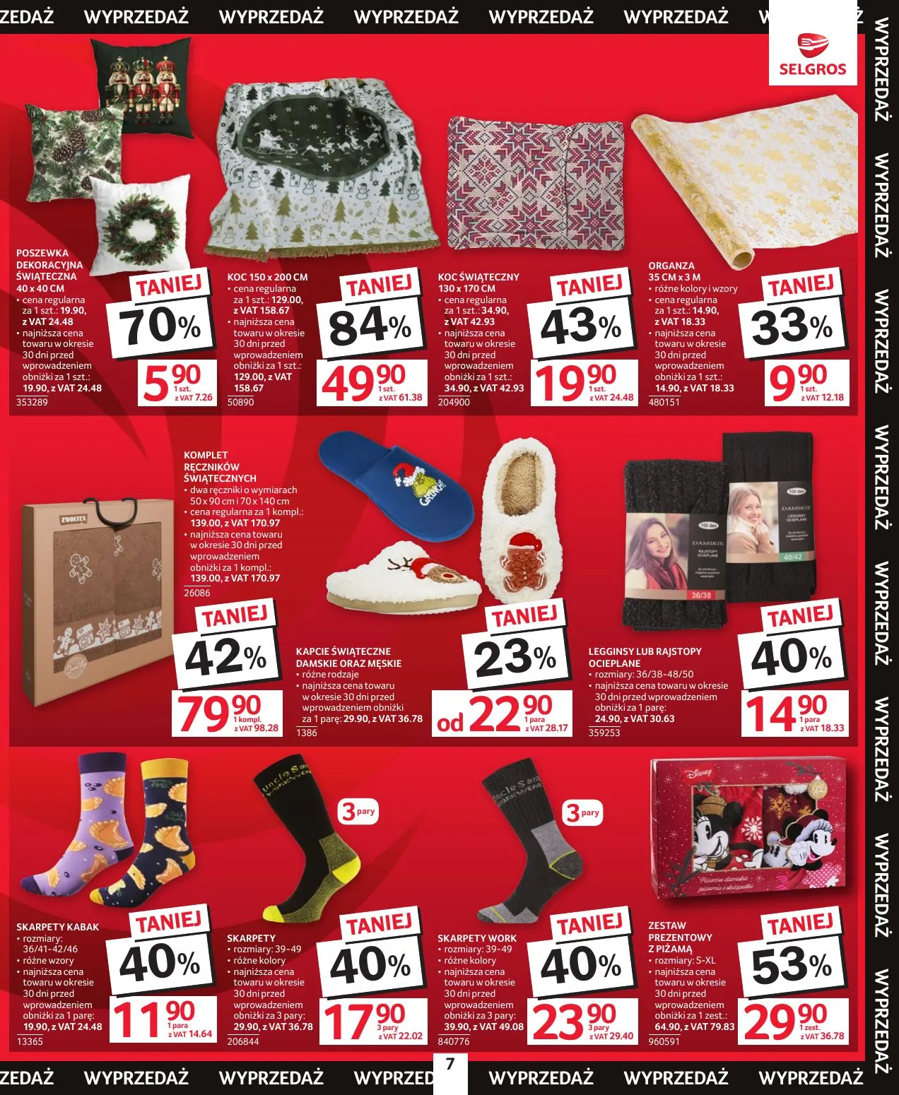 gazetka promocyjna SELGROS Katalog Świąteczna Wyprzedaż - Strona 7
