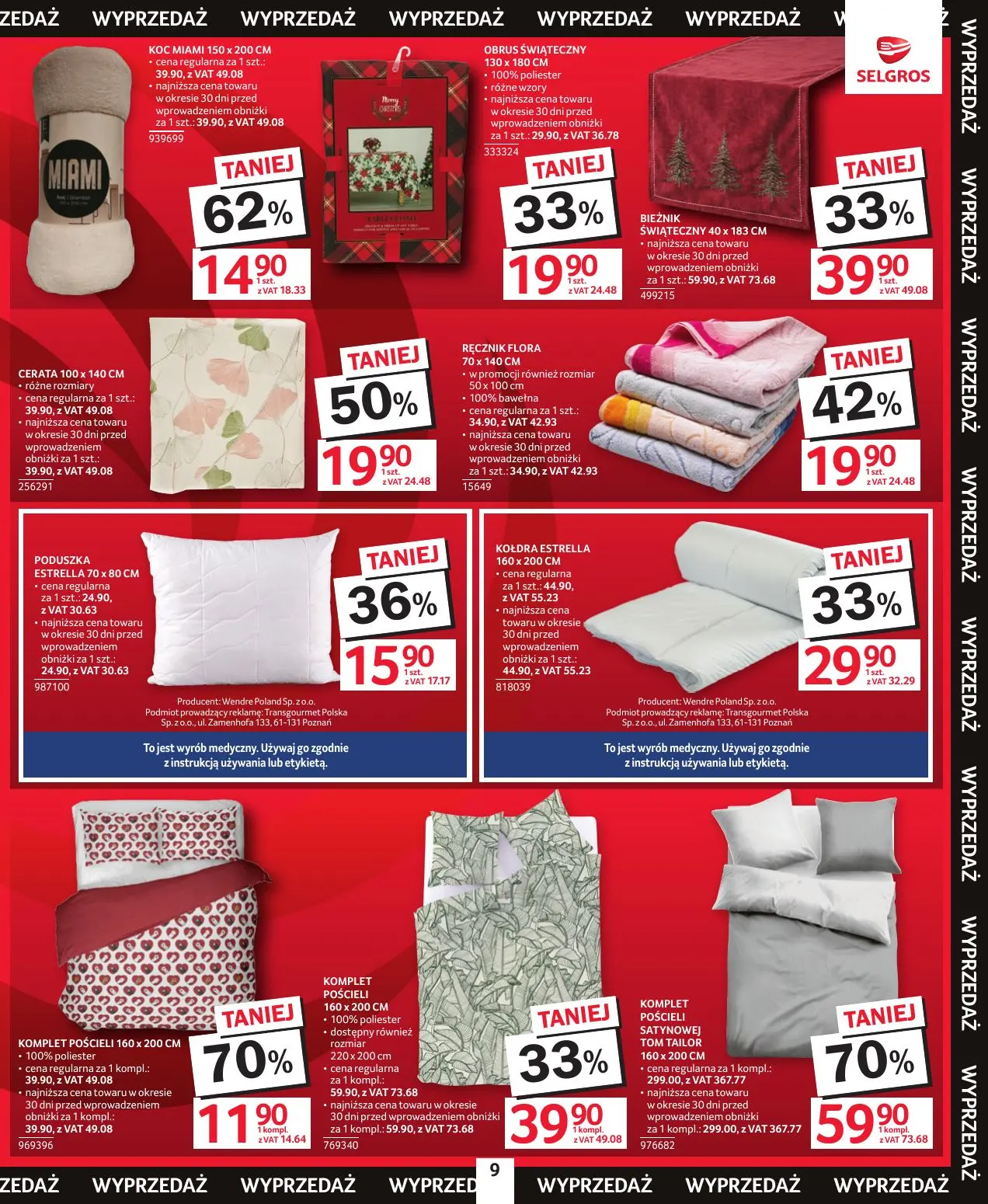 gazetka promocyjna SELGROS Katalog Świąteczna Wyprzedaż - Strona 9