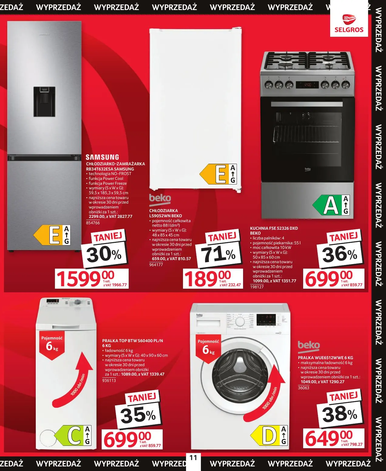 gazetka promocyjna SELGROS Katalog Świąteczna Wyprzedaż - Strona 11