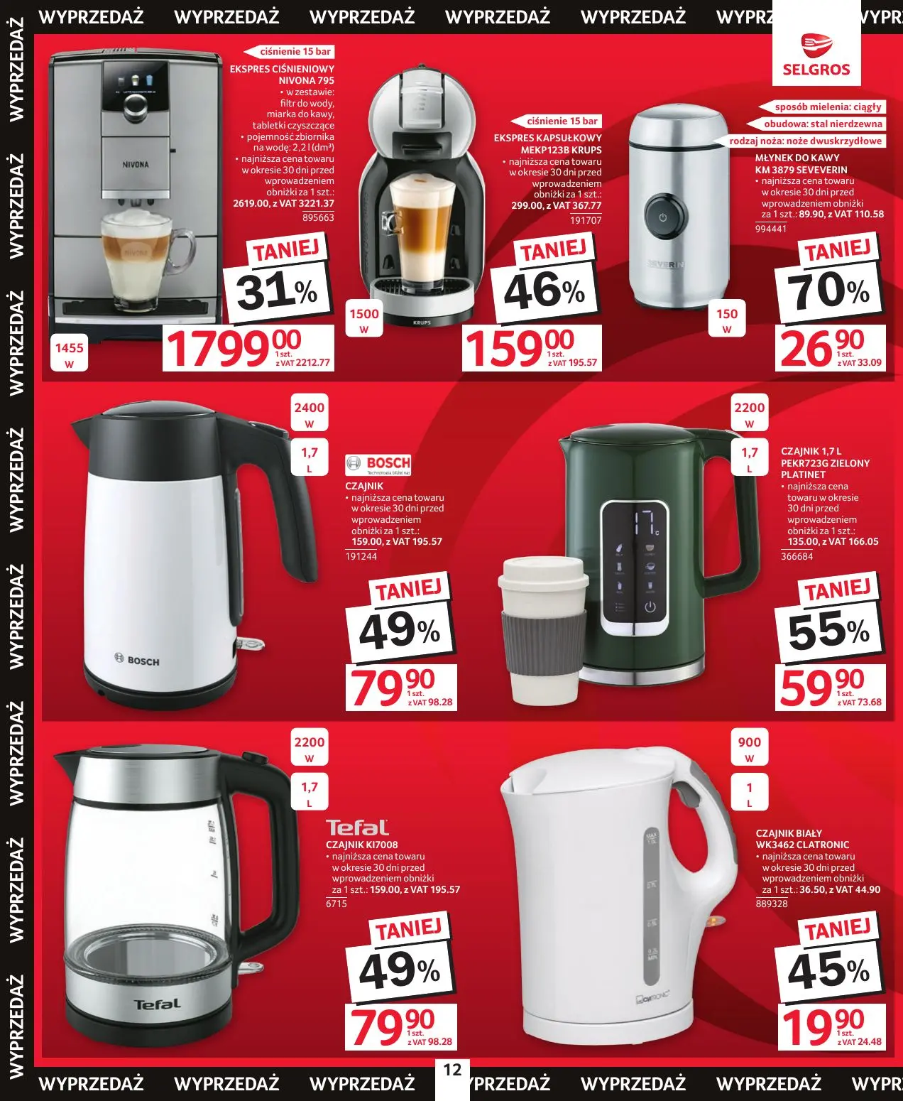 gazetka promocyjna SELGROS Katalog Świąteczna Wyprzedaż - Strona 12