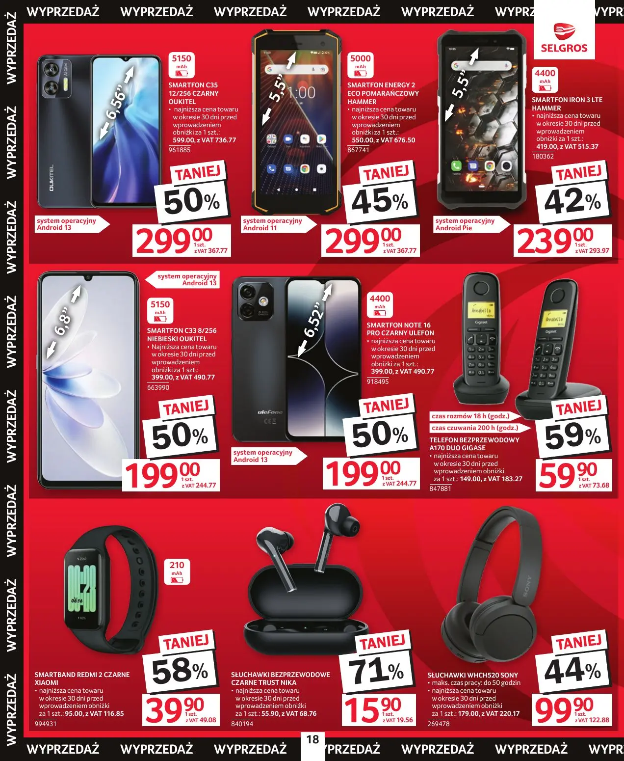 gazetka promocyjna SELGROS Katalog Świąteczna Wyprzedaż - Strona 18