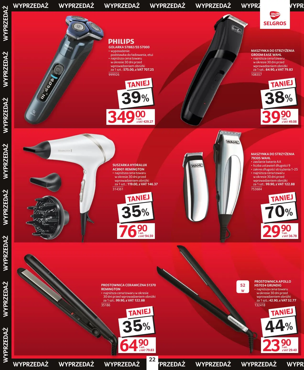 gazetka promocyjna SELGROS Katalog Świąteczna Wyprzedaż - Strona 22