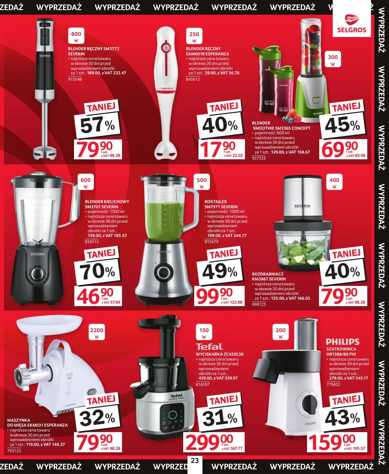 gazetka promocyjna SELGROS Katalog Świąteczna Wyprzedaż - Strona 23
