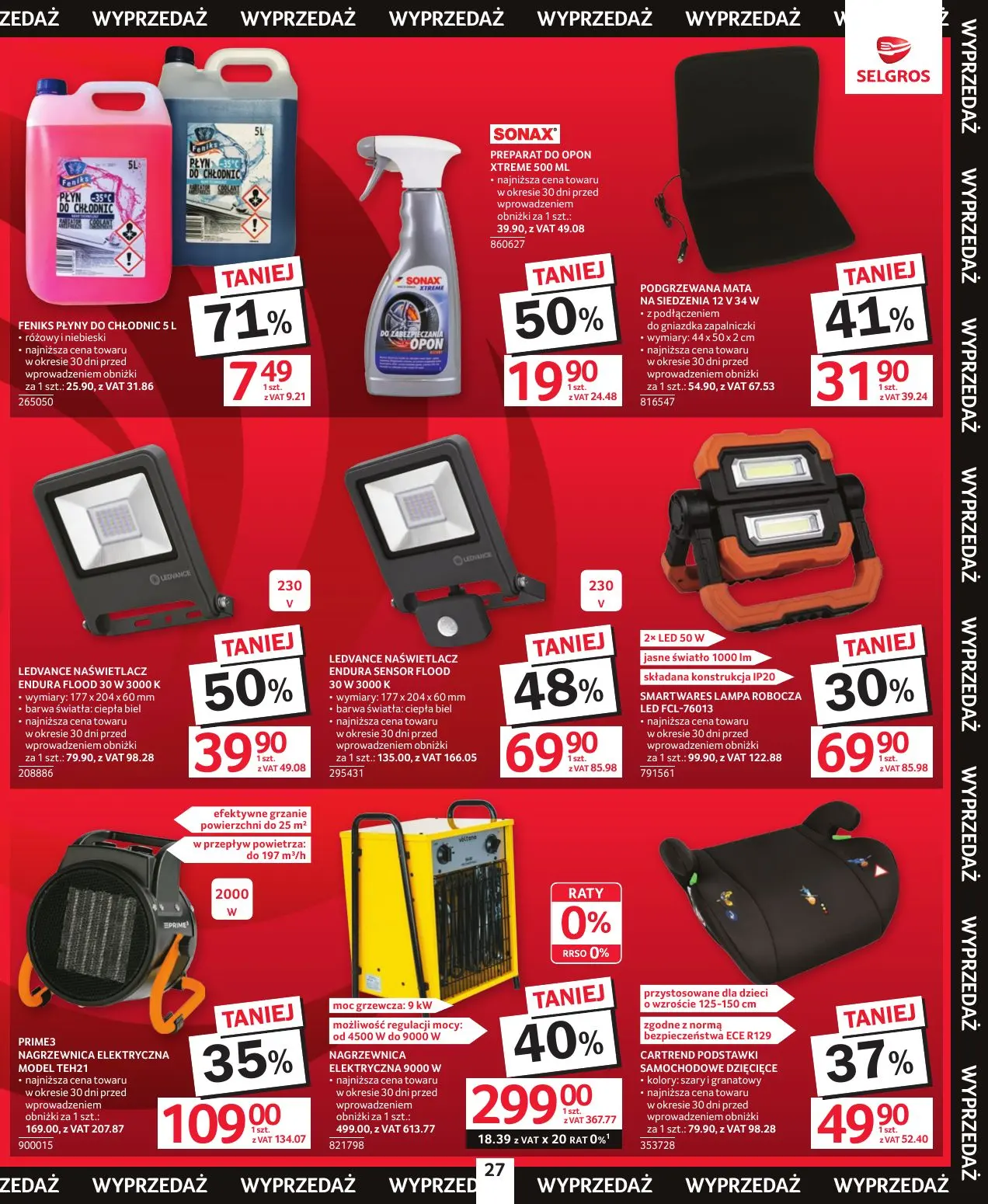 gazetka promocyjna SELGROS Katalog Świąteczna Wyprzedaż - Strona 27