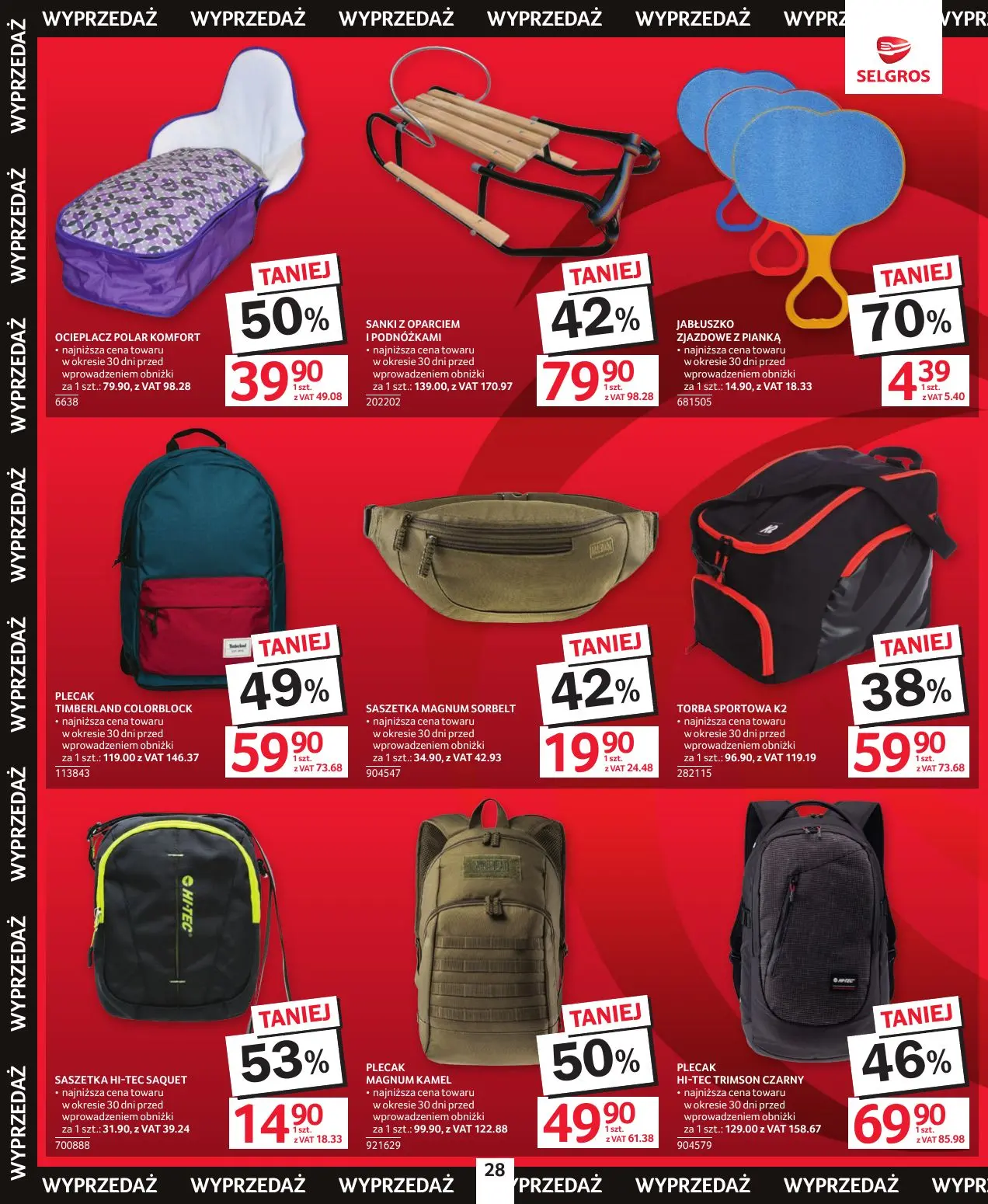 gazetka promocyjna SELGROS Katalog Świąteczna Wyprzedaż - Strona 28