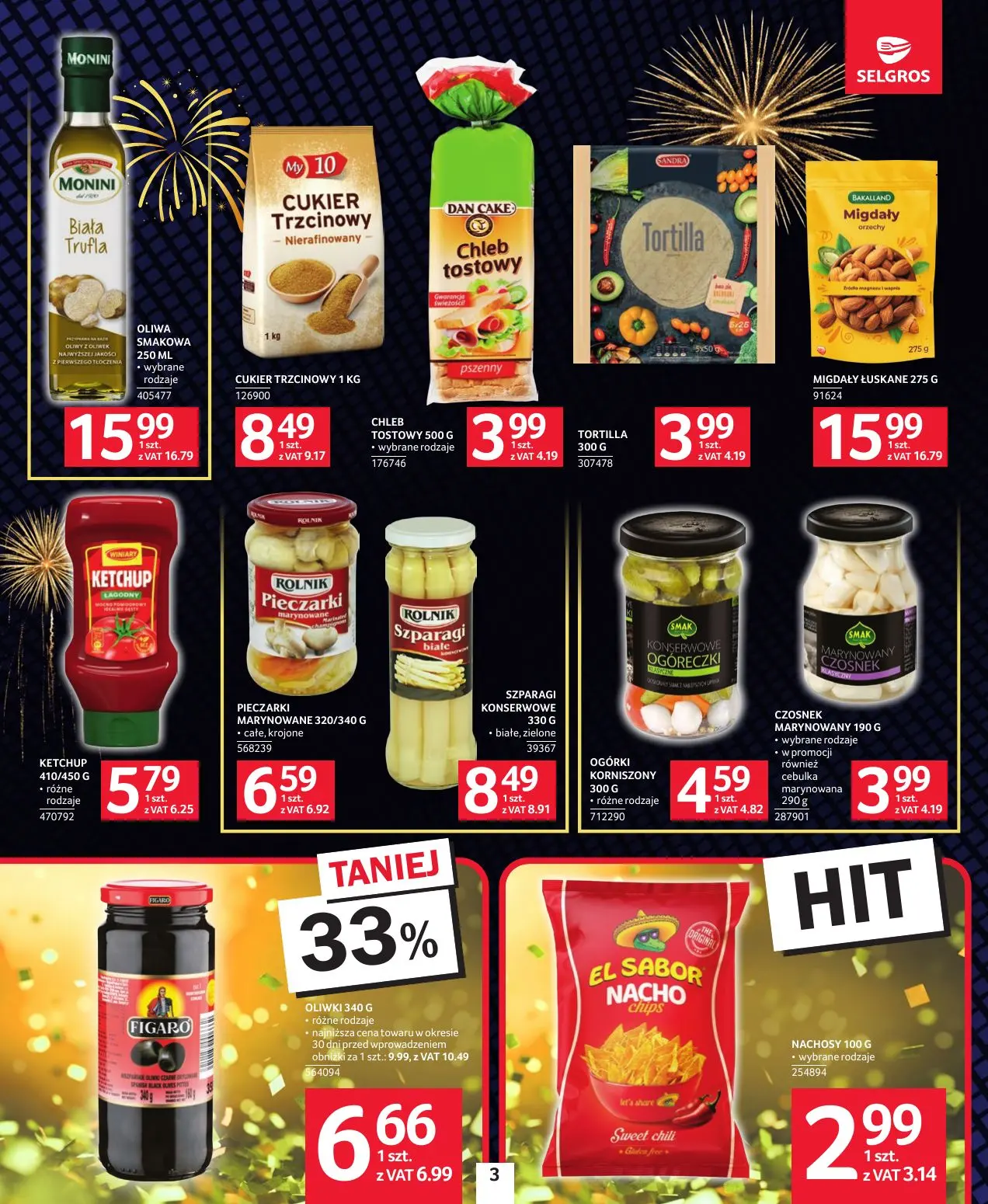 gazetka promocyjna SELGROS Sylwester Pełen Smaku - Strona 3