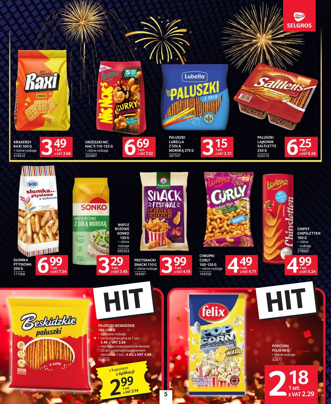 gazetka promocyjna SELGROS Sylwester Pełen Smaku - Strona 5