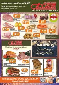 Gazetka promocyjna Społem Częstochowa, ważna od 2025-12-18 do 2025-12-31.