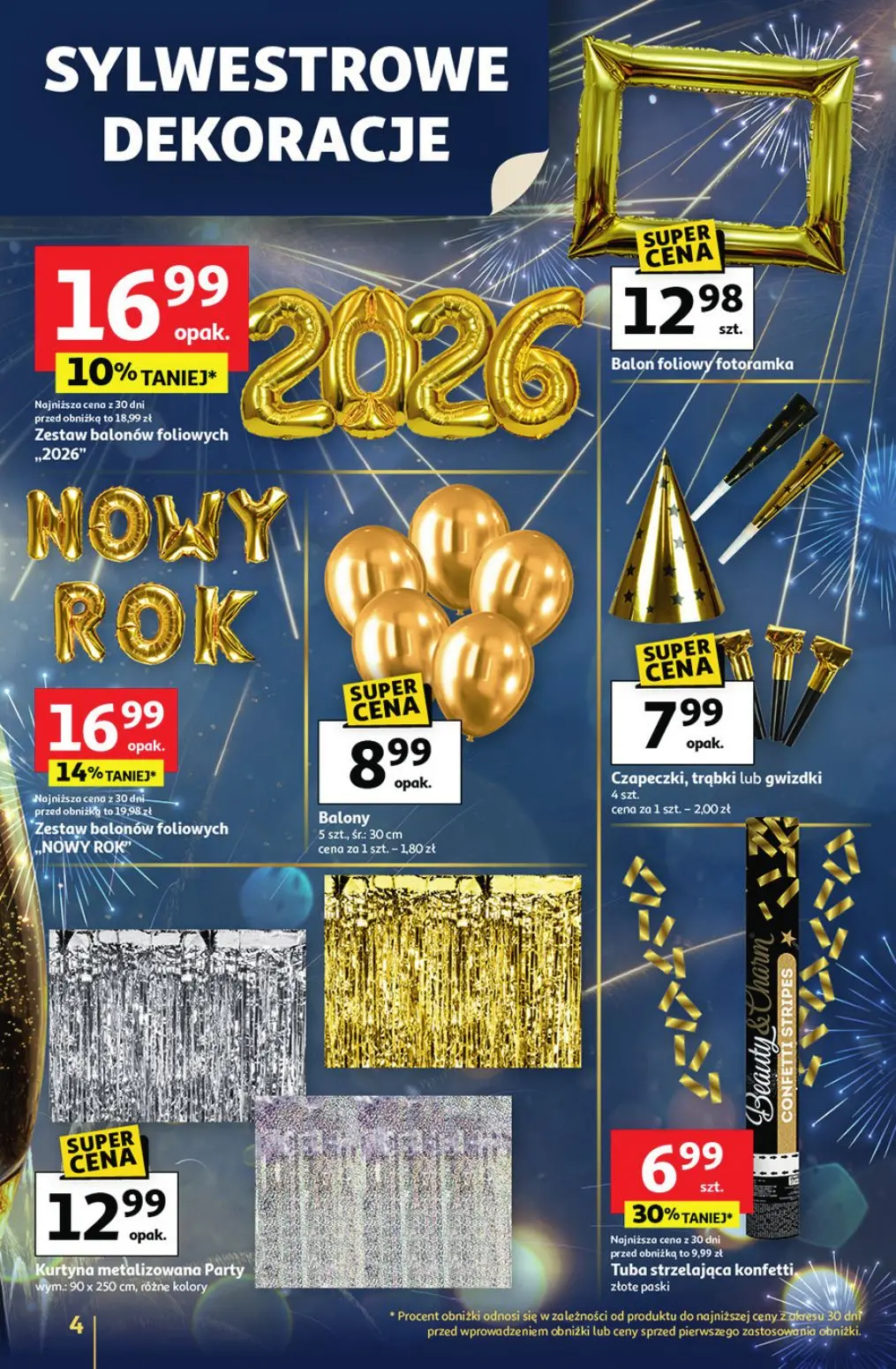 gazetka promocyjna Auchan Sylwestrowe okazje - Strona 4