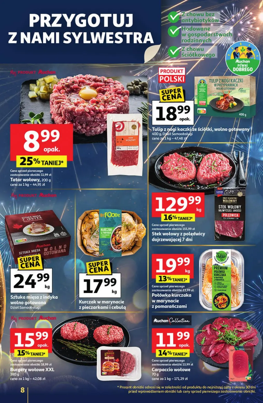 gazetka promocyjna Auchan Sylwestrowe okazje - Strona 8