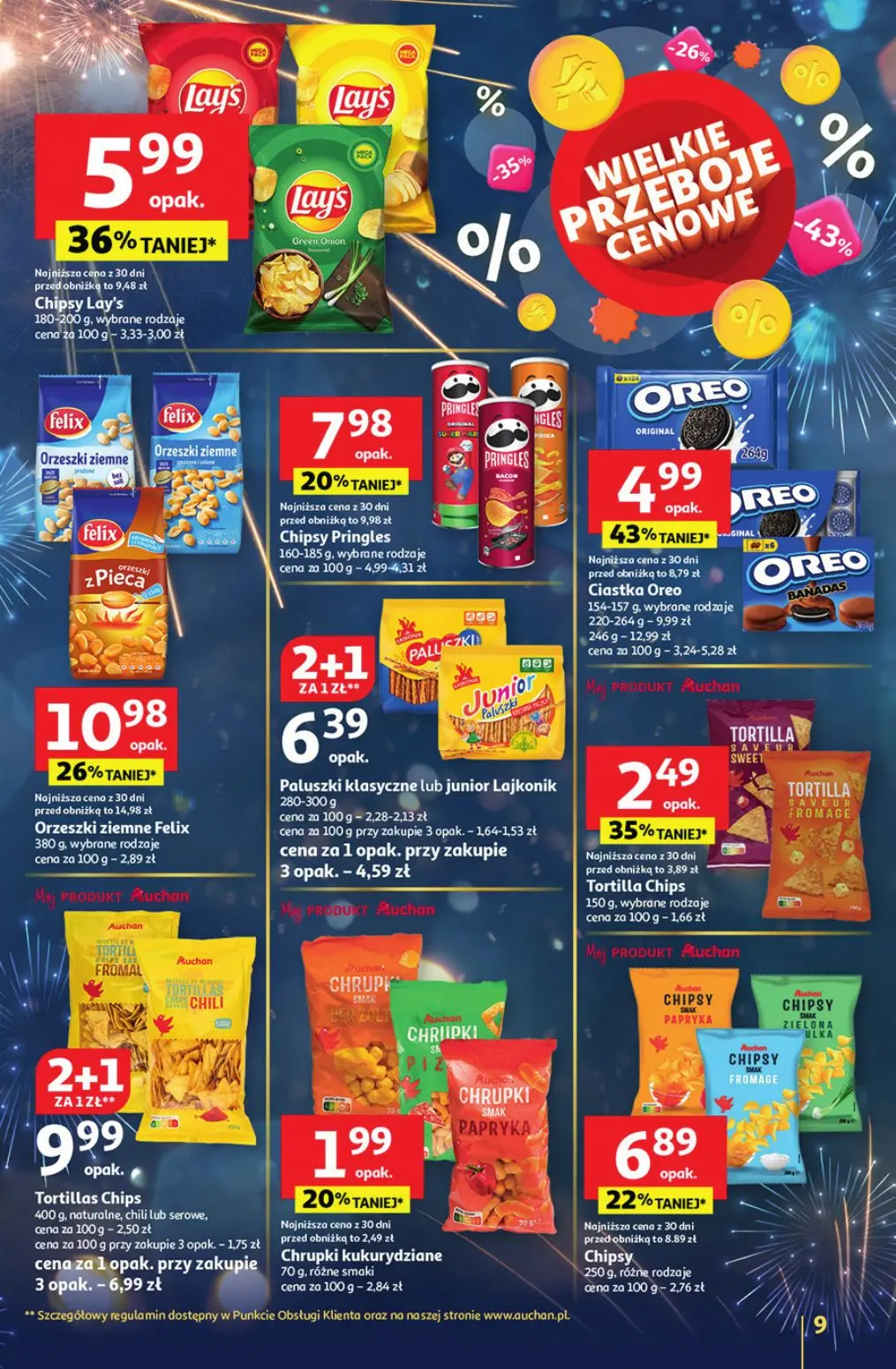 gazetka promocyjna Auchan Sylwestrowe okazje - Strona 9