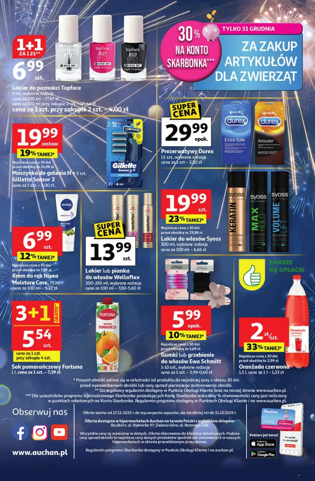 gazetka promocyjna Auchan Sylwestrowe okazje - Strona 14