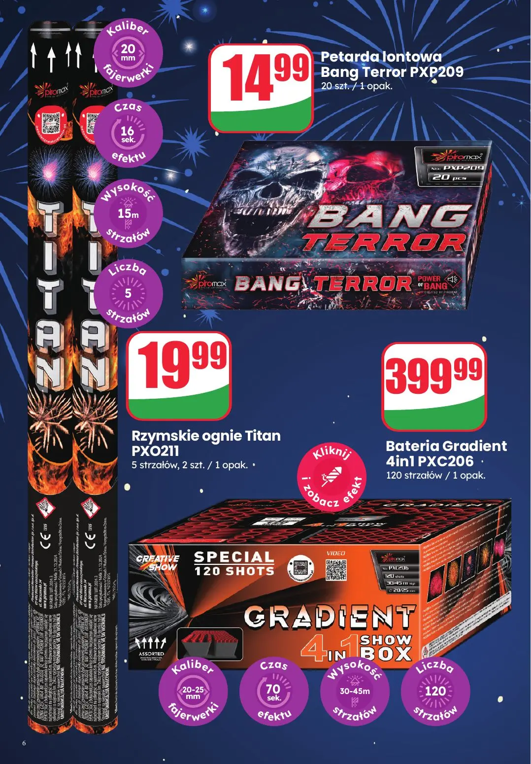 gazetka promocyjna dino Fajerwerki - Strona 6