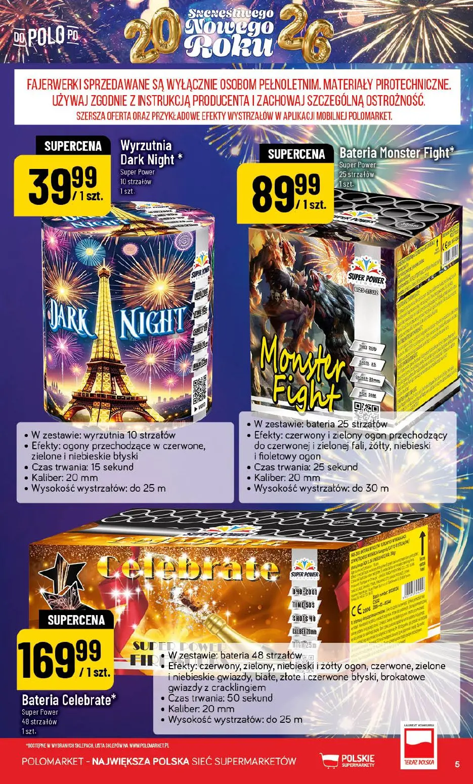 gazetka promocyjna POLOmarket Do Polo po Szczęśliwego Nowego Roku - Strona 5