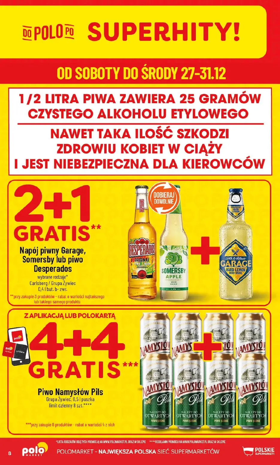 gazetka promocyjna POLOmarket Do Polo po Szczęśliwego Nowego Roku - Strona 8