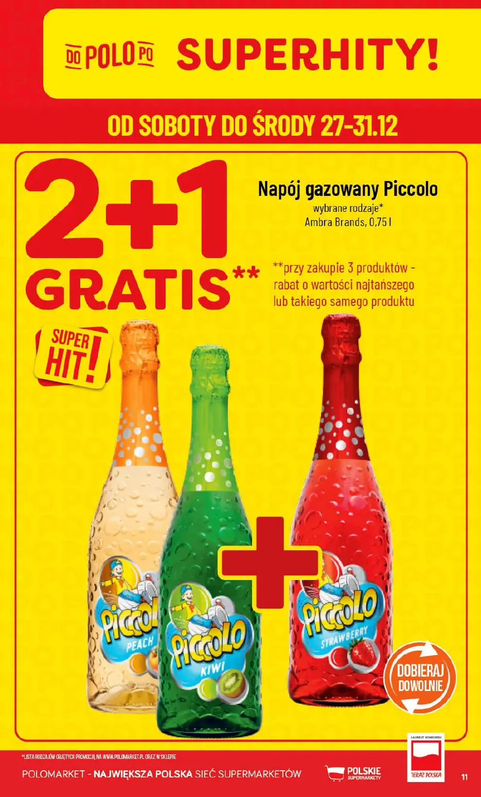 gazetka promocyjna POLOmarket Do Polo po Szczęśliwego Nowego Roku - Strona 11