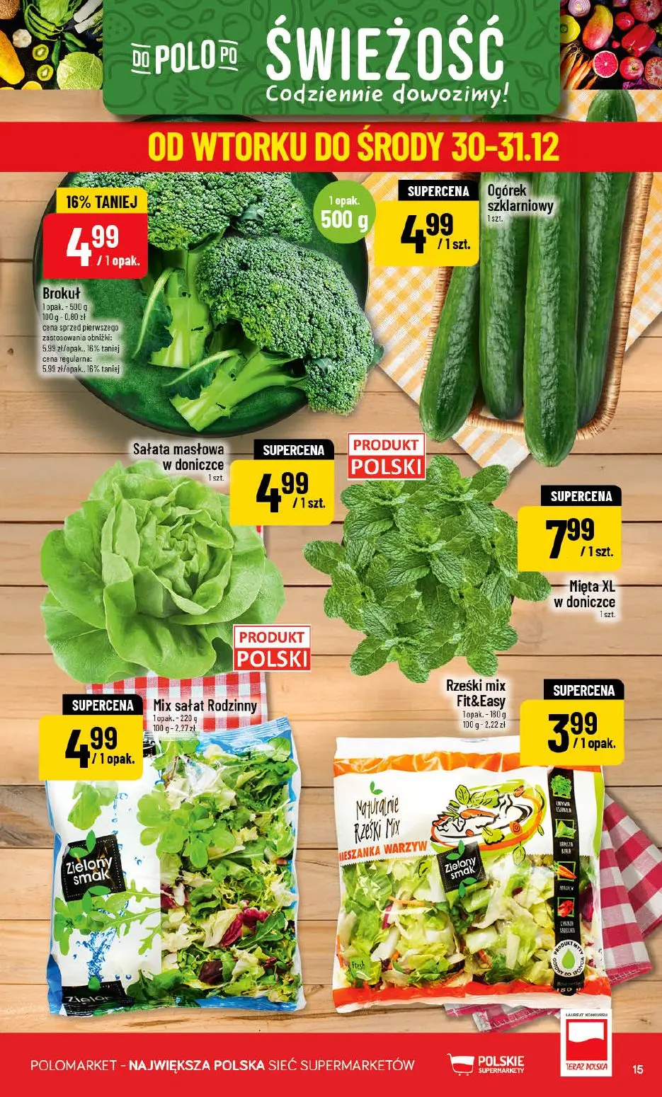gazetka promocyjna POLOmarket Do Polo po Szczęśliwego Nowego Roku - Strona 15