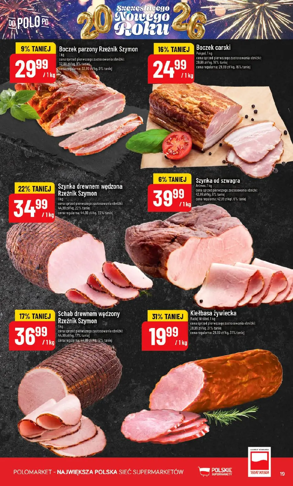 gazetka promocyjna POLOmarket Do Polo po Szczęśliwego Nowego Roku - Strona 19