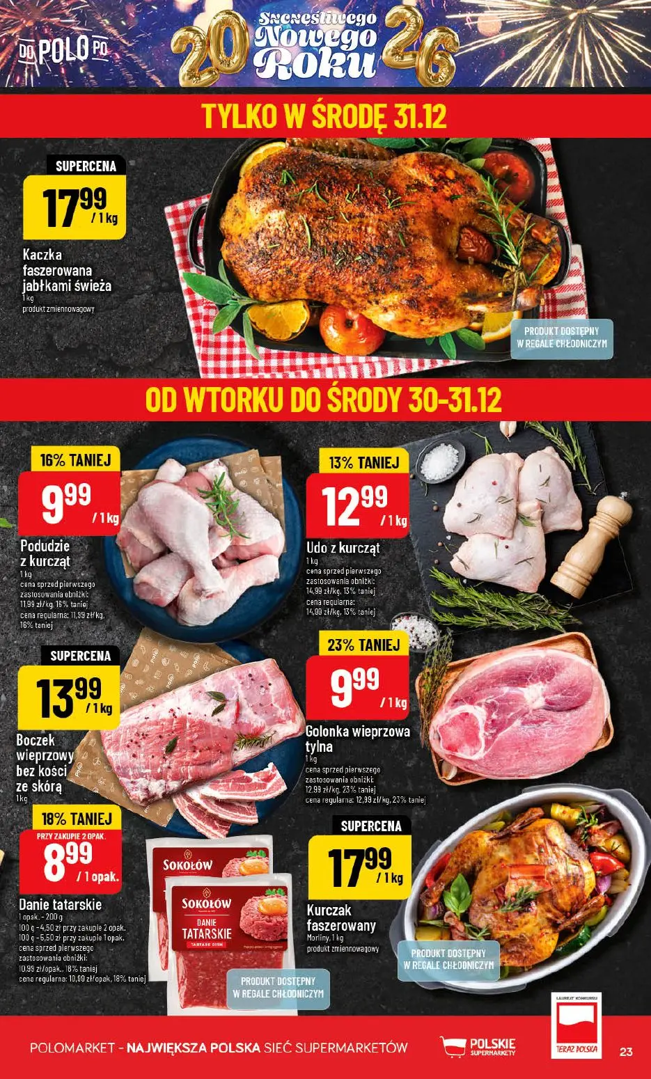 gazetka promocyjna POLOmarket Do Polo po Szczęśliwego Nowego Roku - Strona 23