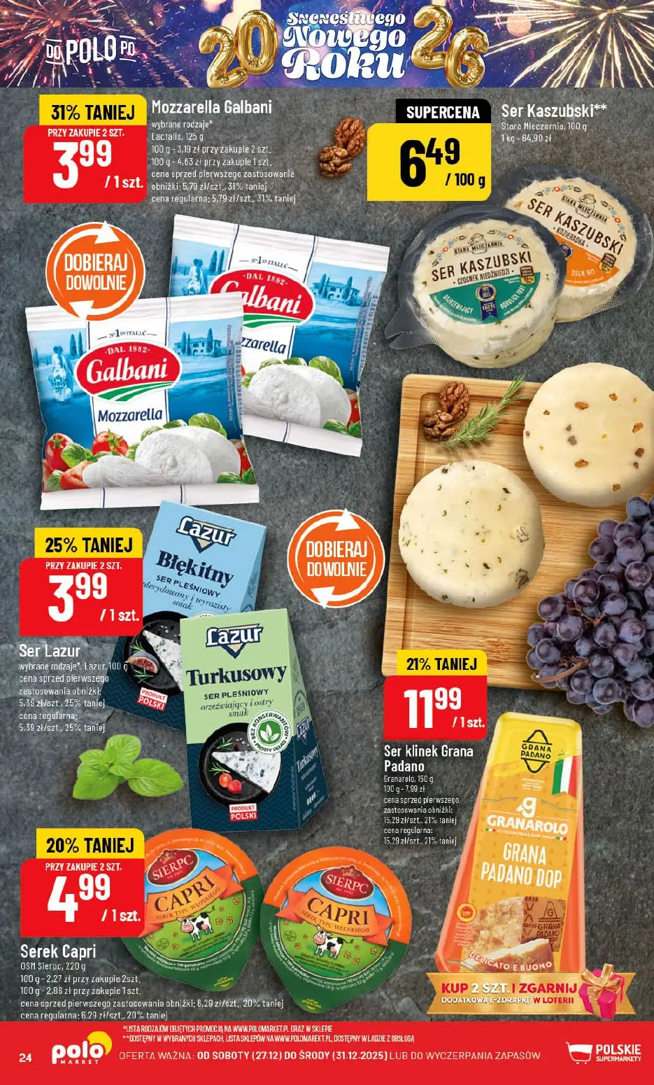 gazetka promocyjna POLOmarket Do Polo po Szczęśliwego Nowego Roku - Strona 24