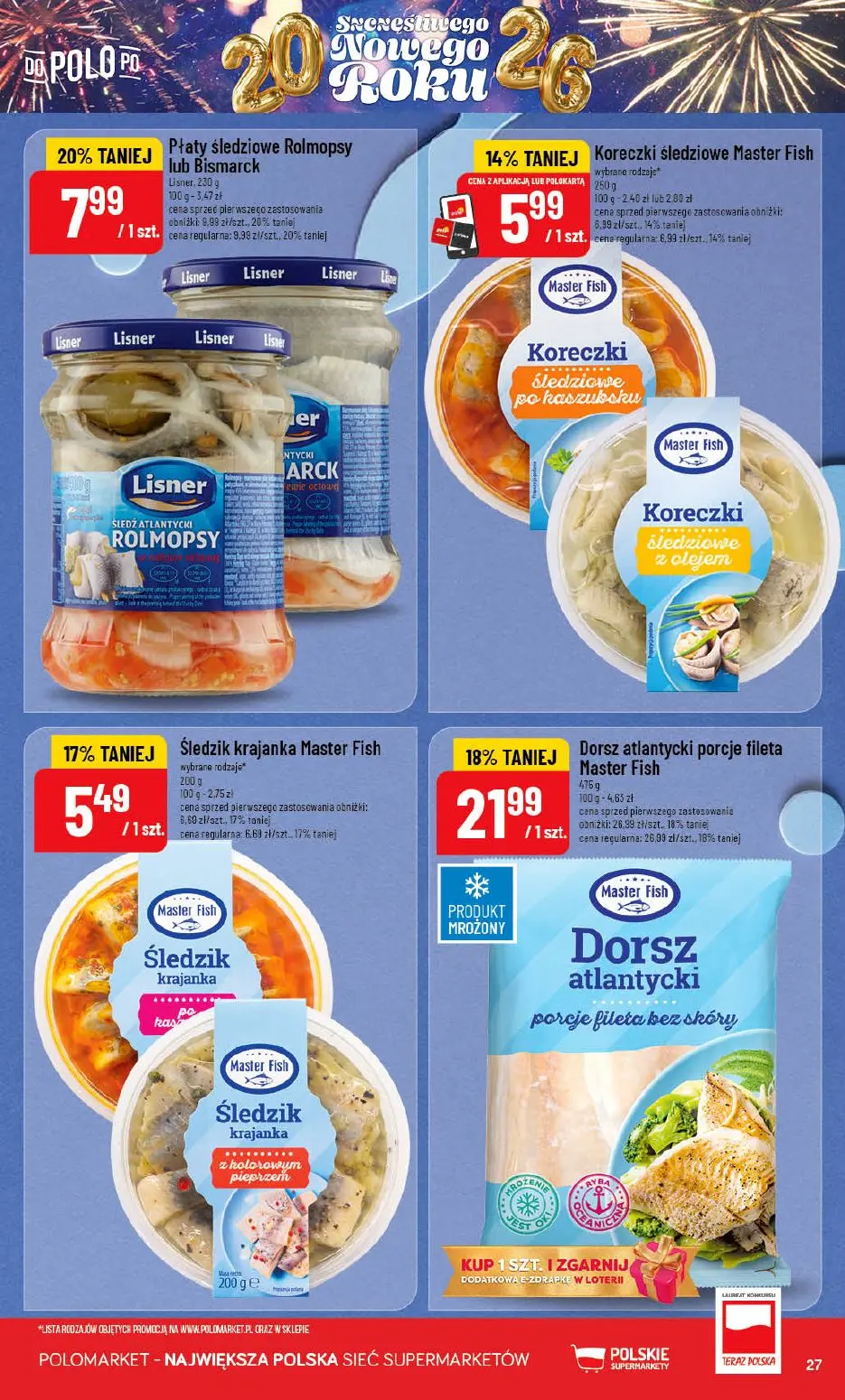 gazetka promocyjna POLOmarket Do Polo po Szczęśliwego Nowego Roku - Strona 27