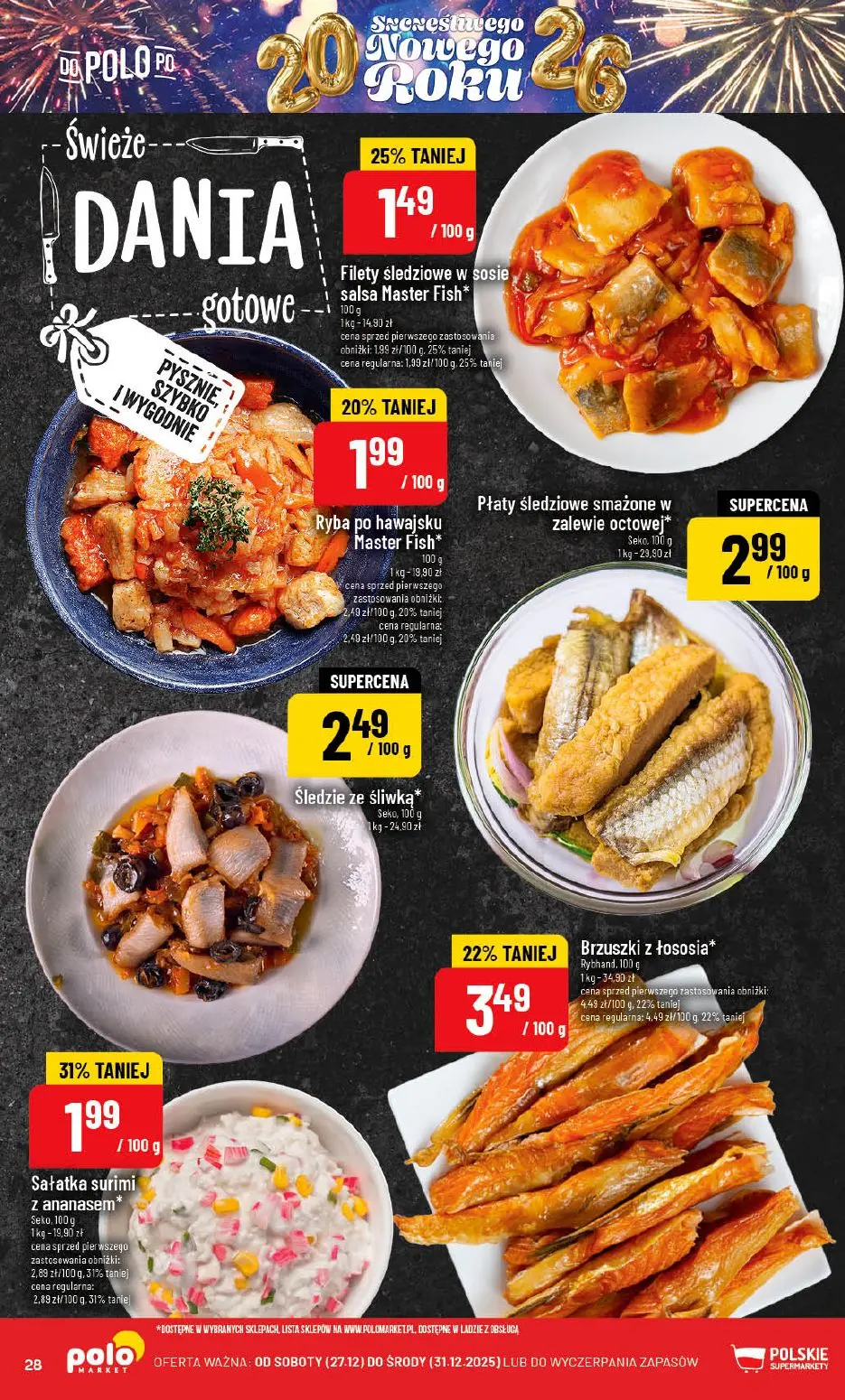 gazetka promocyjna POLOmarket Do Polo po Szczęśliwego Nowego Roku - Strona 28