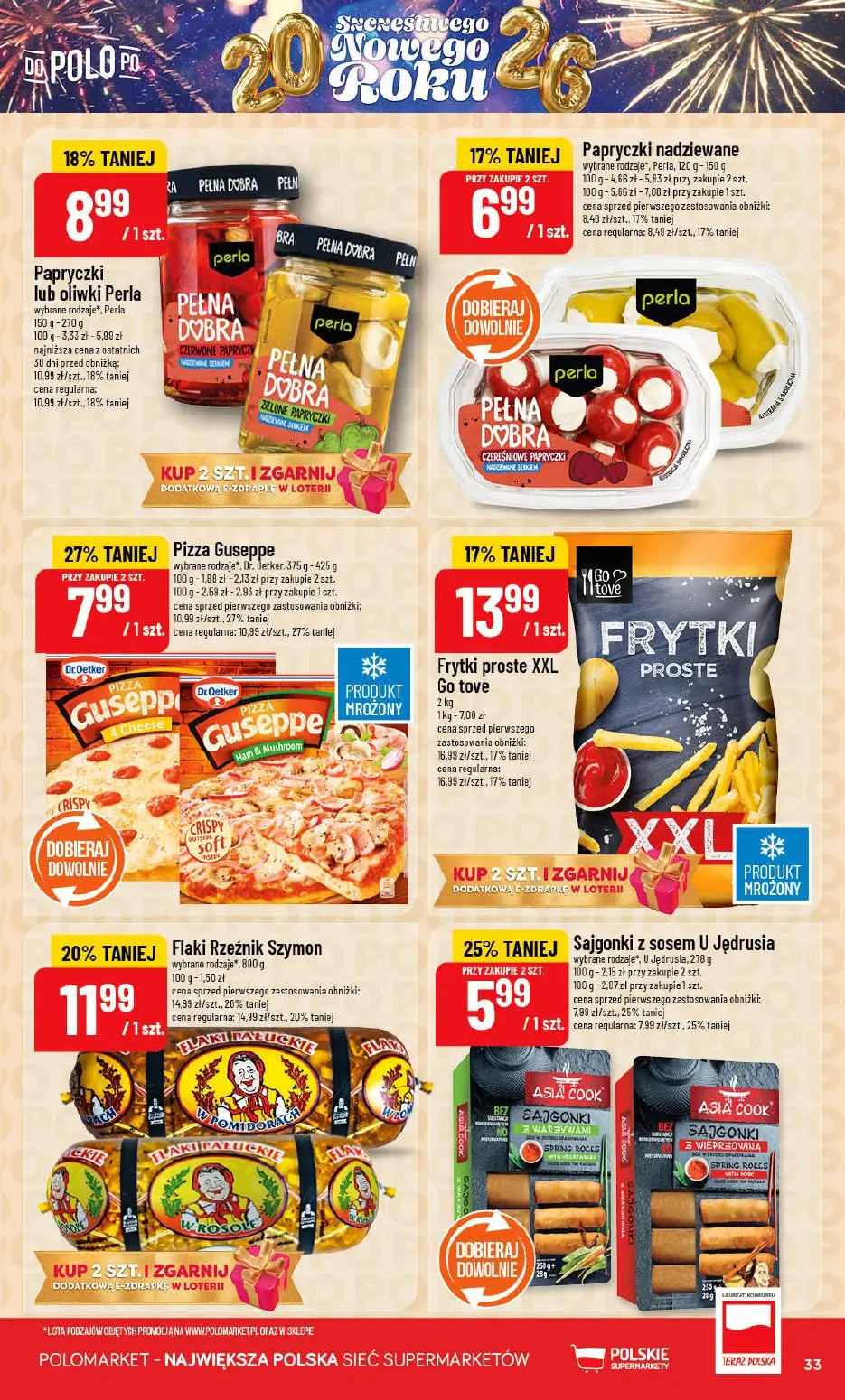 gazetka promocyjna POLOmarket Do Polo po Szczęśliwego Nowego Roku - Strona 33