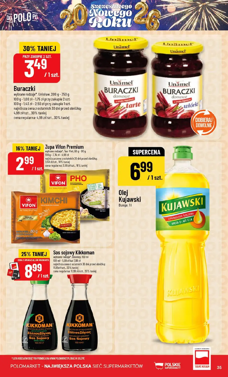 gazetka promocyjna POLOmarket Do Polo po Szczęśliwego Nowego Roku - Strona 35