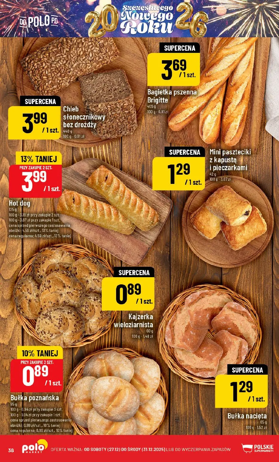 gazetka promocyjna POLOmarket Do Polo po Szczęśliwego Nowego Roku - Strona 38