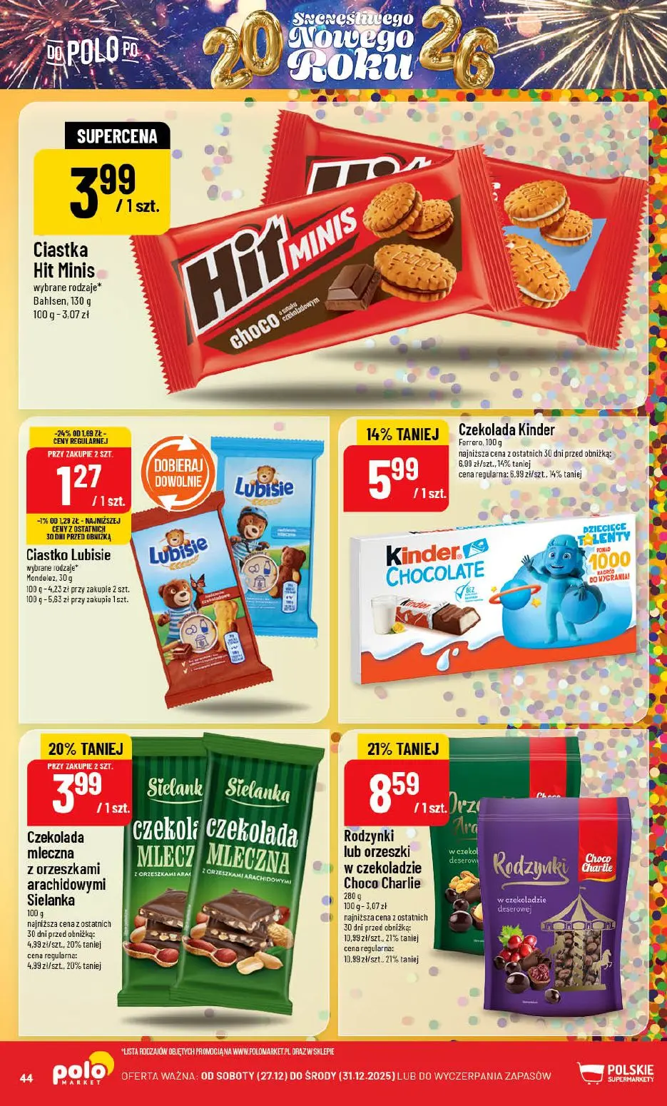 gazetka promocyjna POLOmarket Do Polo po Szczęśliwego Nowego Roku - Strona 44