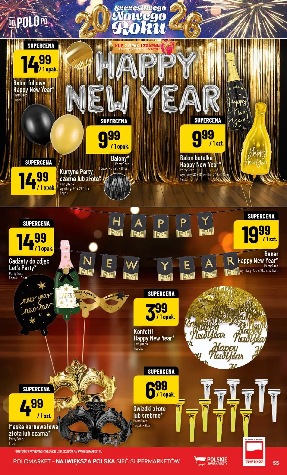 gazetka promocyjna POLOmarket Do Polo po Szczęśliwego Nowego Roku - Strona 55