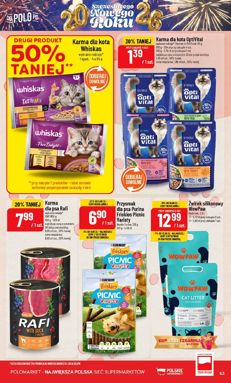 gazetka promocyjna POLOmarket Do Polo po Szczęśliwego Nowego Roku - Strona 63