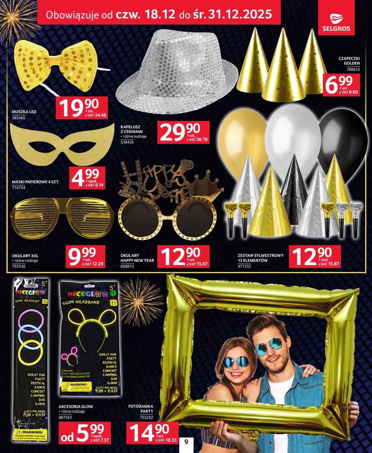 gazetka promocyjna SELGROS Sylwester Pełen Emocji - Strona 9