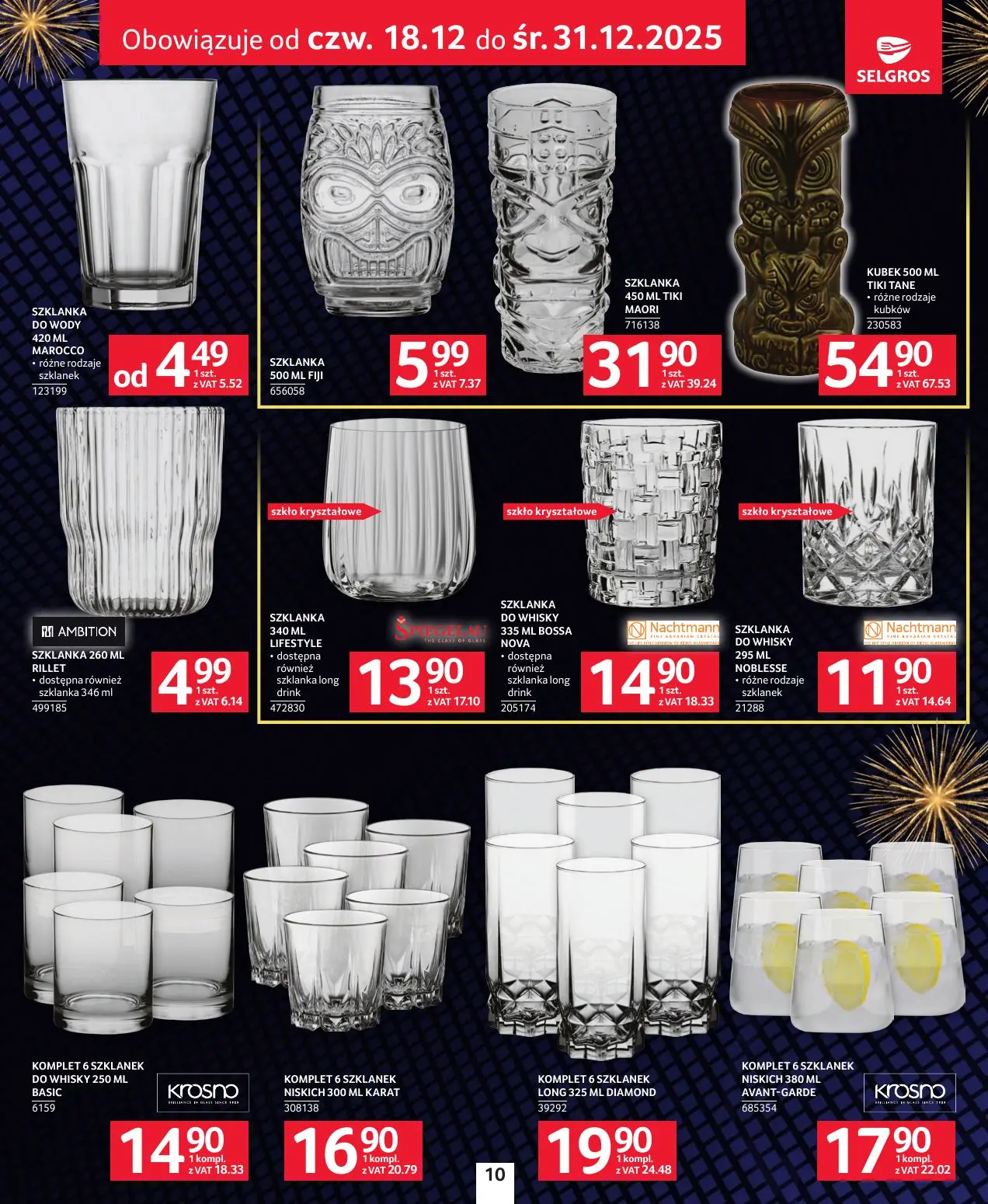 gazetka promocyjna SELGROS Sylwester Pełen Emocji - Strona 10