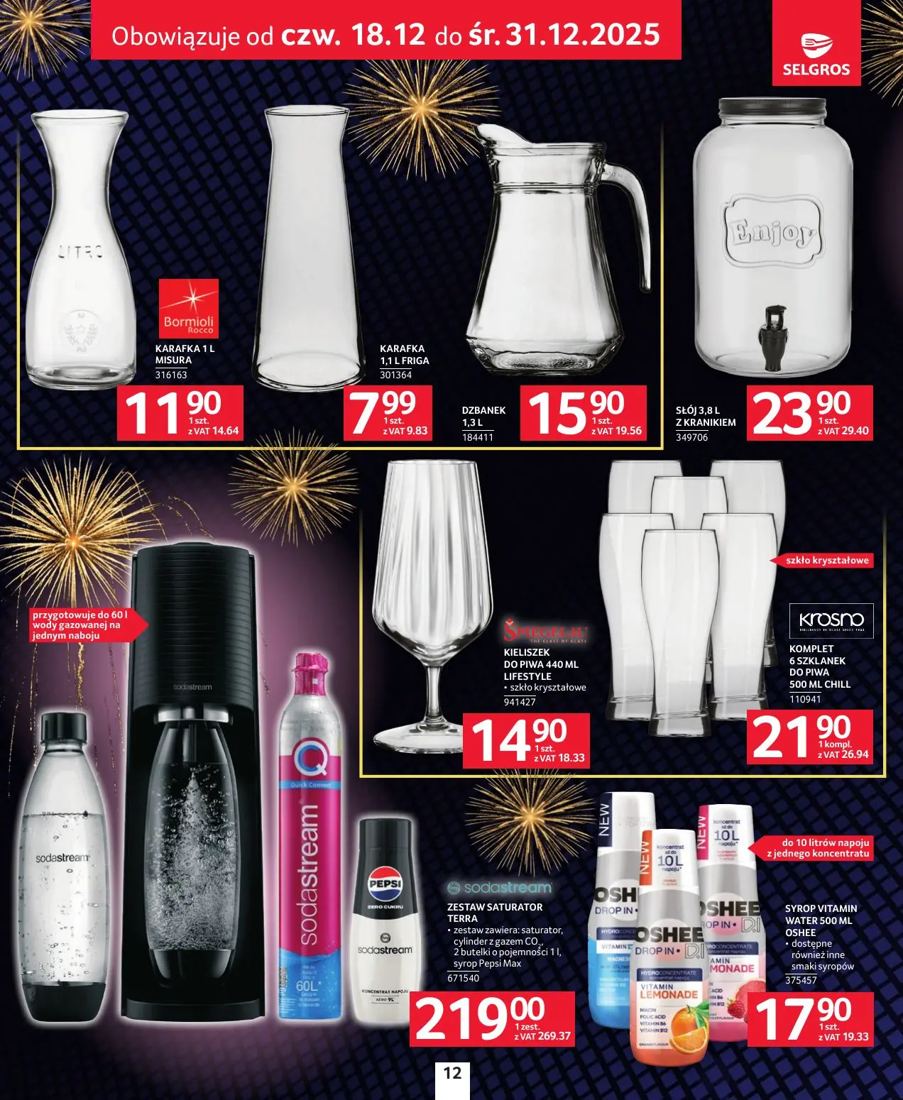 gazetka promocyjna SELGROS Sylwester Pełen Emocji - Strona 12