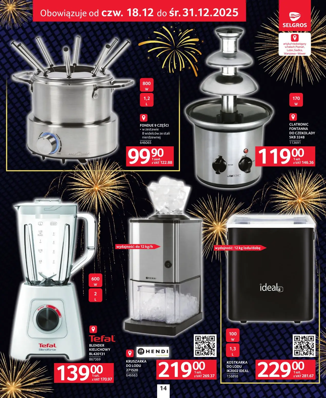 gazetka promocyjna SELGROS Sylwester Pełen Emocji - Strona 14