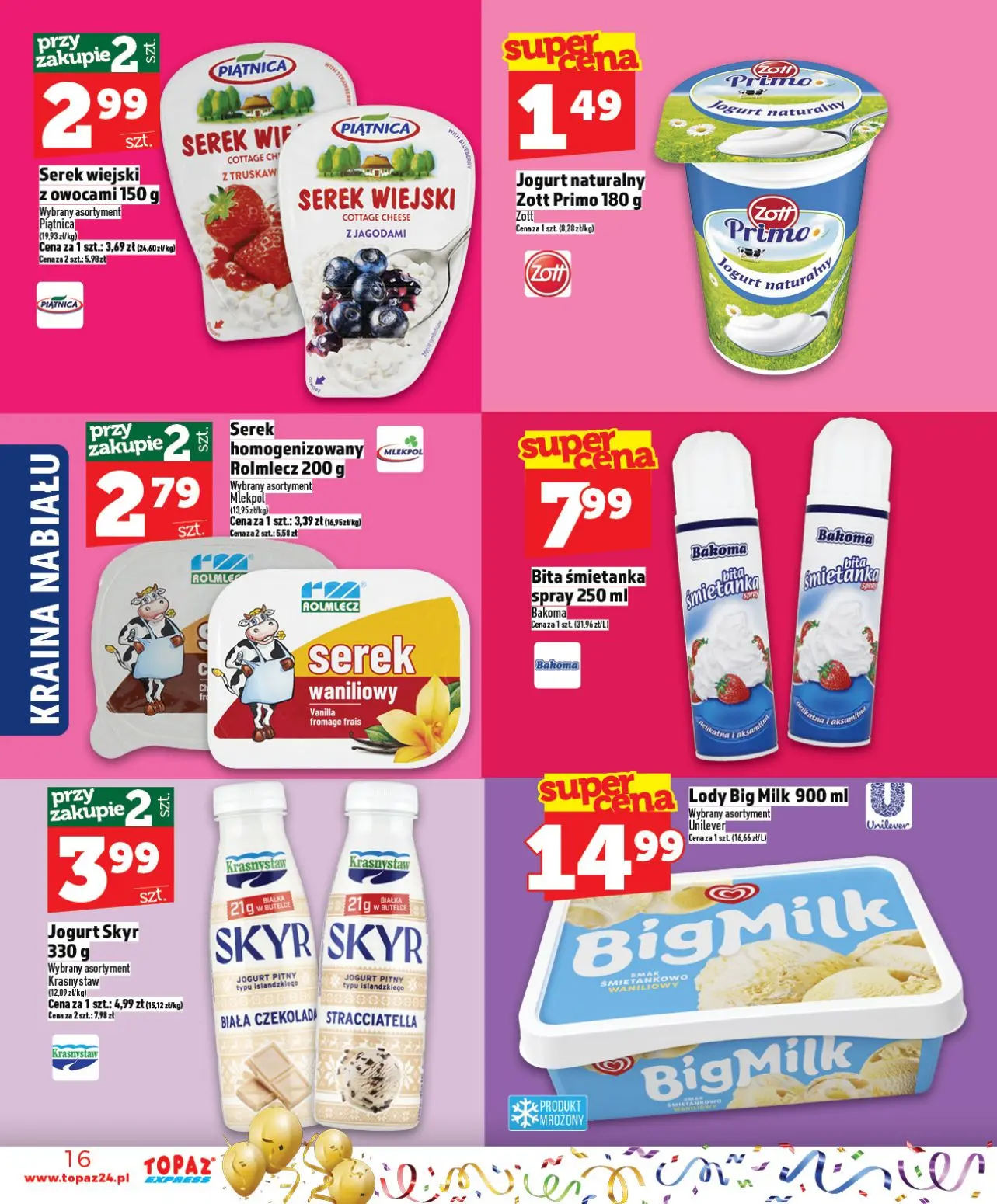 gazetka promocyjna Topaz Express - Strona 16