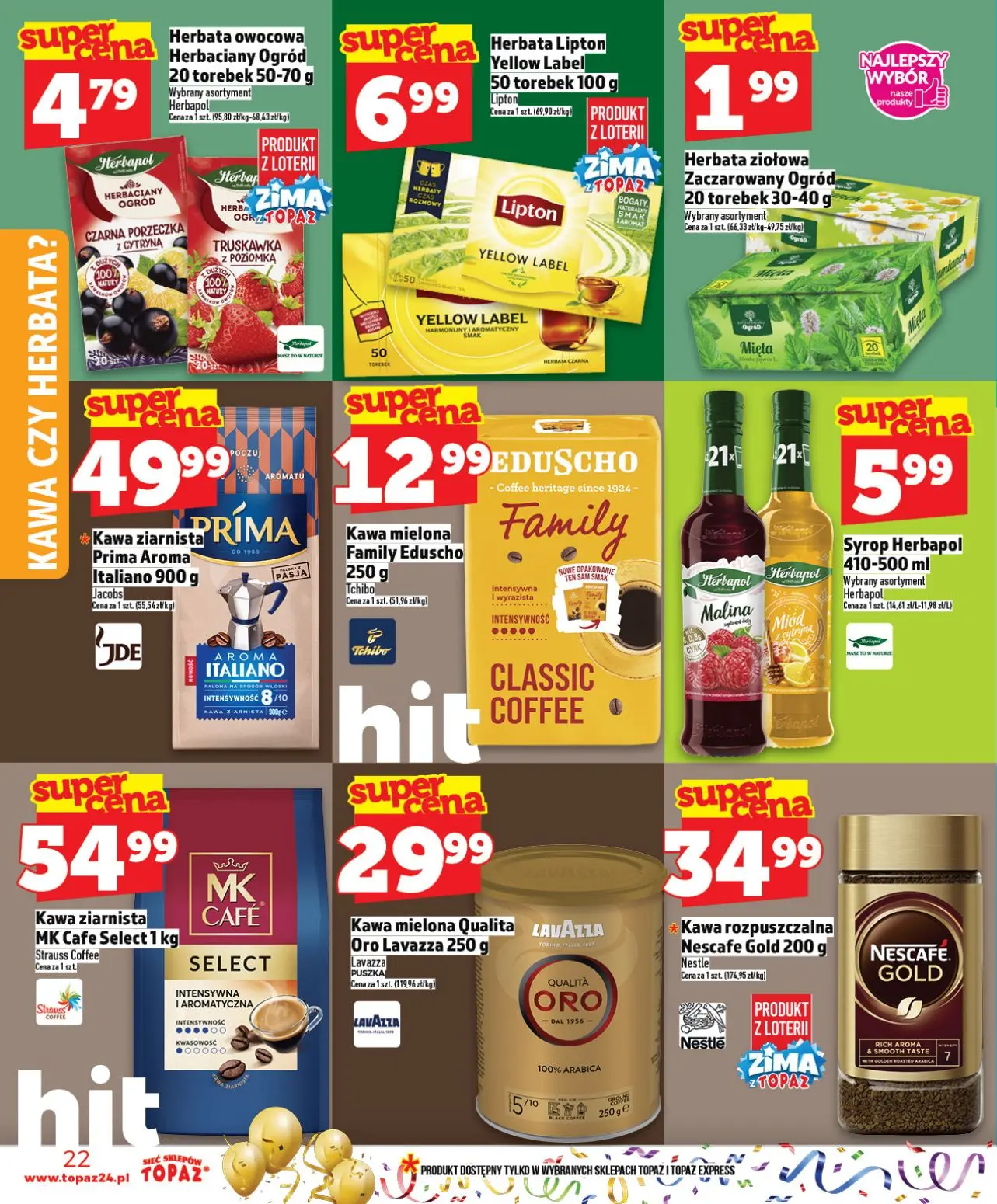 gazetka promocyjna Topaz Warszawa - Strona 22