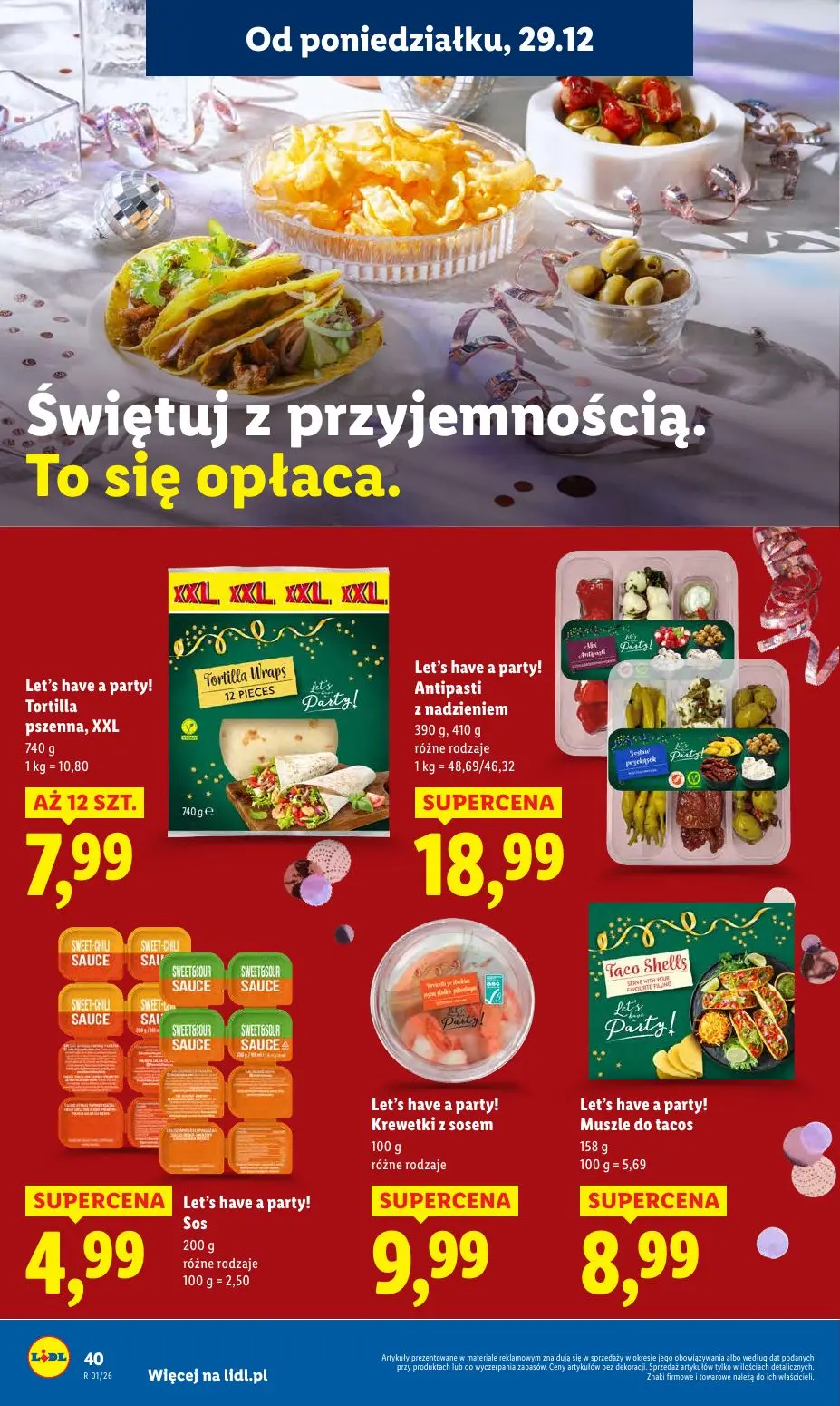 gazetka promocyjna LIDL Od poniedziałku - Strona 40