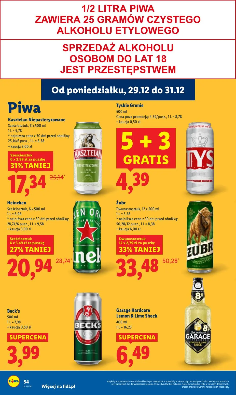 gazetka promocyjna LIDL Od poniedziałku - Strona 54