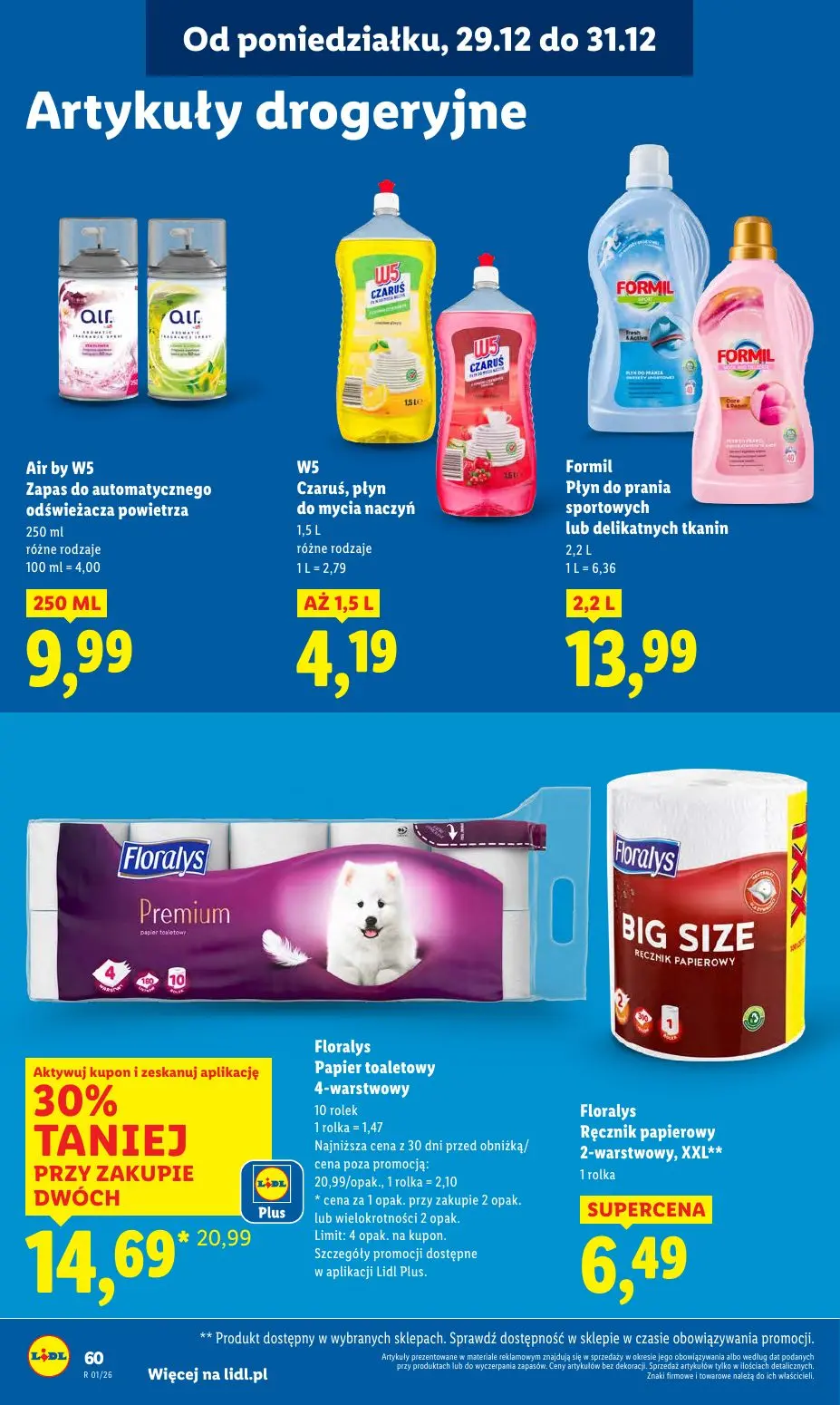 gazetka promocyjna LIDL Od poniedziałku - Strona 60