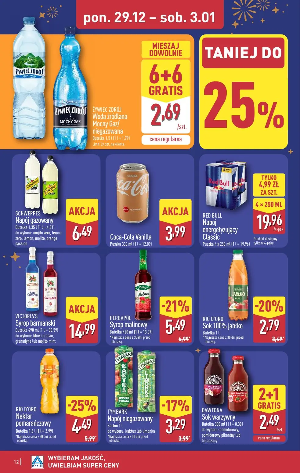 gazetka promocyjna ALDI 29.12.2025-3.01.2026 - Strona 12