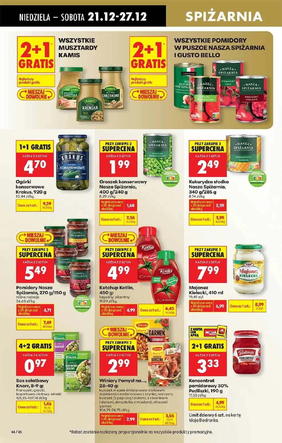 gazetka promocyjna Biedronka Od poniedziałku - Strona 48