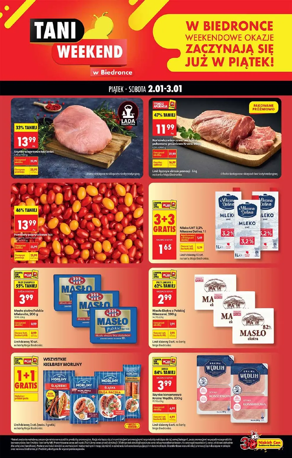 gazetka promocyjna Biedronka Tani weekend - Strona 1
