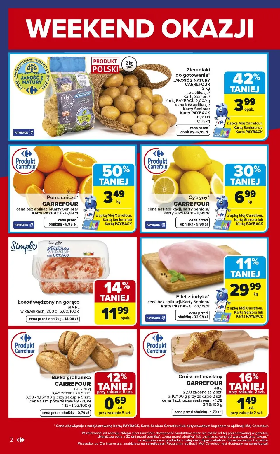 gazetka promocyjna Carrefour Market Weekend okazji już od piątku! - Strona 2