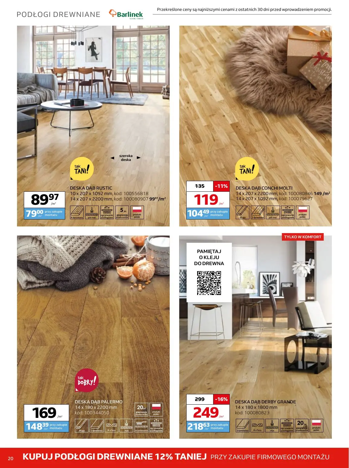 gazetka promocyjna KOMFORT Komfort w prezencie - Strona 20