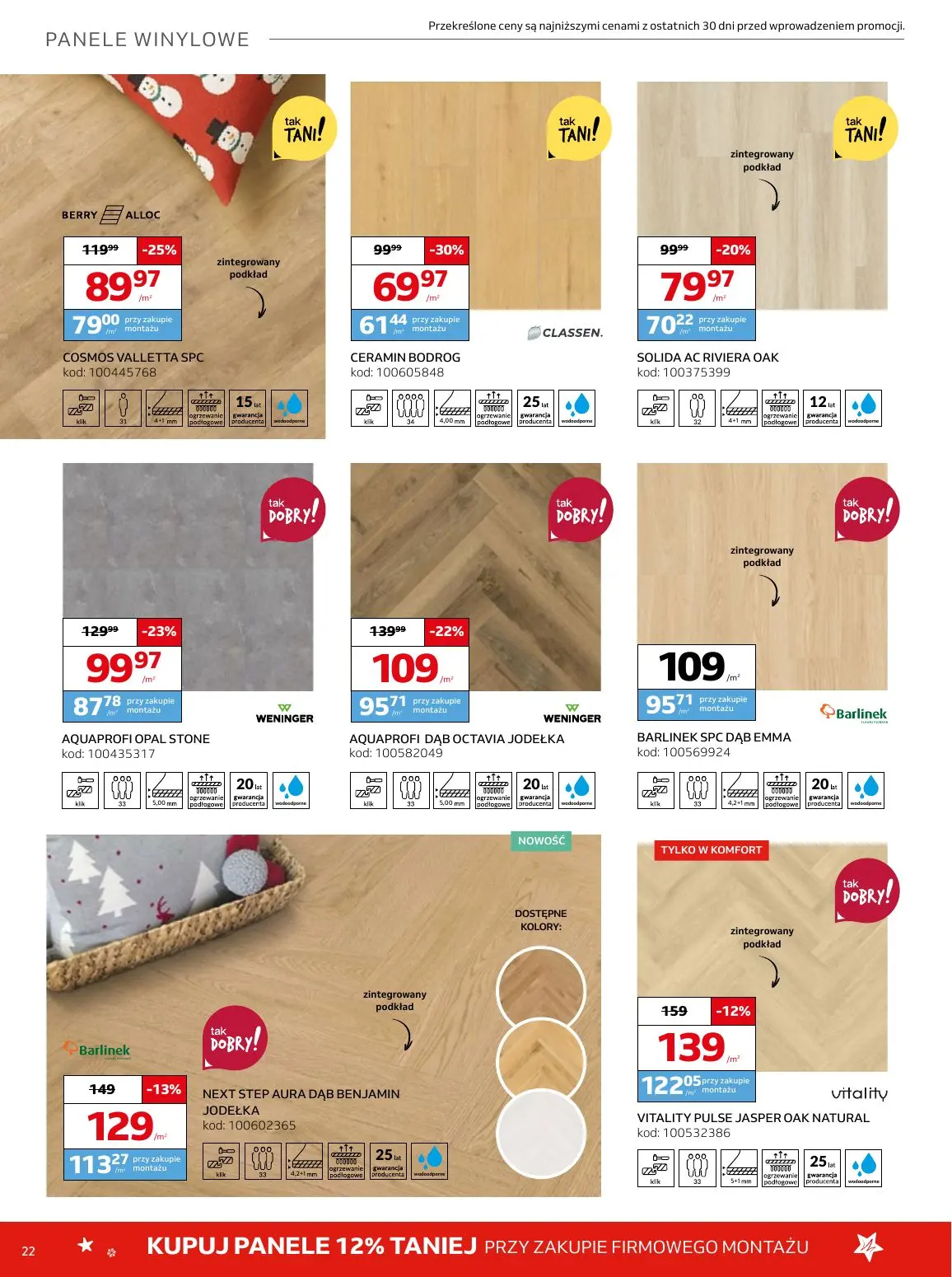 gazetka promocyjna KOMFORT Komfort w prezencie - Strona 22