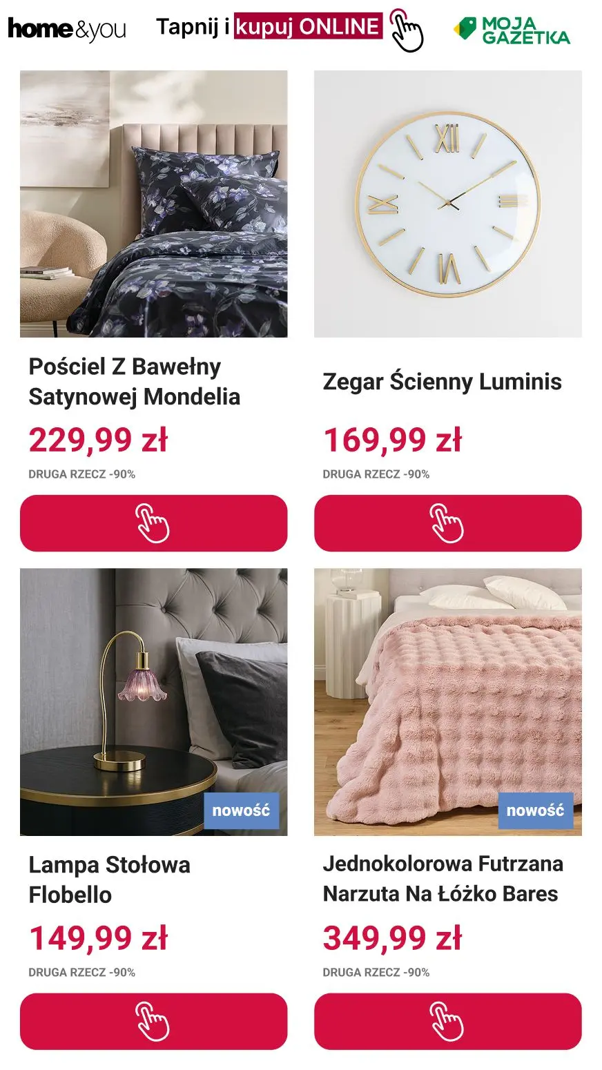 gazetka promocyjna home&you Druga rzecz -90% - Strona 8
