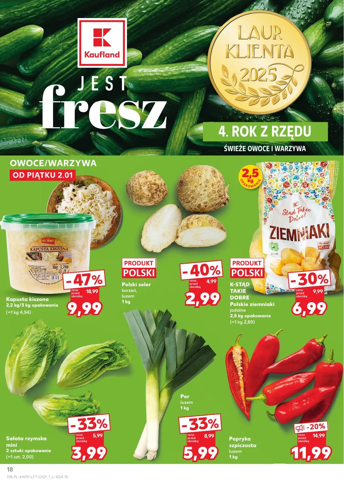 gazetka promocyjna Kaufland Jest fresz - Strona 18
